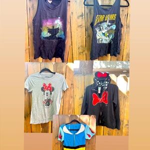 Disney shirt/sweatshirt bundle!